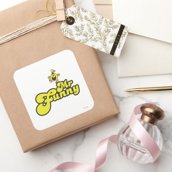 Mr._Funny_Dancing_On_His_Name_Square_Sticker_5 Mr. Funny Dancing On His Name Square Sticker