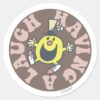 Mr._Funny_Having_A_Laugh_Classic_Round_Sticker_1 Mr. Funny Having A Laugh Classic Round Sticker