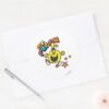 Mr. Funny Shining Stars Classic Round Sticker