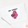 Mr._Greedy_Eating_Cake_Square_Sticker_3 Mr. Greedy Eating Cake Square Sticker