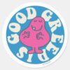 Mr._Greedy___Greed_Is_Good_Classic_Round_Sticker_1 Mr. Greedy Greed Is Good Classic Round Sticker