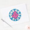 Mr._Greedy___Greed_Is_Good_Classic_Round_Sticker_3 Mr. Greedy Greed Is Good Classic Round Sticker