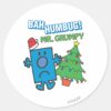Mr._Grumpy___Bah_Humbug_Classic_Round_Sticker_1 Mr. Grumpy Bah Humbug Classic Round Sticker