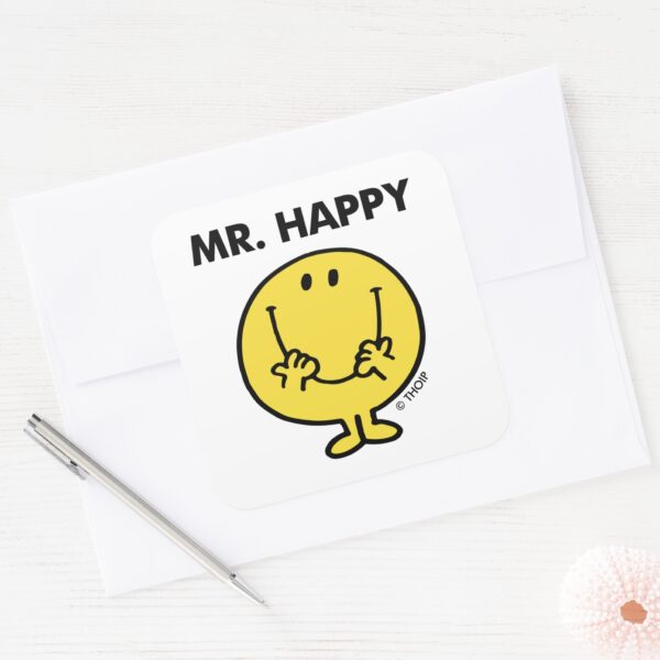 Mr._Happy___Giant_Smiley_Face_Square_Sticker_3 Mr. Happy Giant Smiley Face Square Sticker