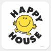Mr._Happy___Happy_House_Square_Sticker_1 Mr. Happy Happy House Square Sticker