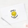 Mr._Happy___Happy_Is_As_Happy_Does_Classic_Round_Sticker_3 Mr. Happy Happy Is As Happy Does Classic Round Sticker