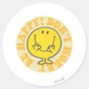 Mr._Happy's_Happy_Motto_Classic_Round_Sticker_1 Mr. Happys Happy Motto Classic Round Sticker