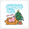 Mr._Lazy's_Christmas_Chill_Square_Sticker_1 Mr. Lazys Christmas Chill Square Sticker
