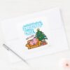 Mr._Lazy's_Christmas_Chill_Square_Sticker_3 Mr. Lazys Christmas Chill Square Sticker