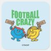 Mr._Men_Little_Miss_Football_Crazy_Square_Sticker_1 Mr. Men Little Miss Football Crazy Square Sticker