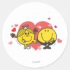 Mr._Men_Little_Miss_Happy_Sunshine_Wedding_Classic_Round_Sticker_1 Mr. Men Little Miss Happy Sunshine Wedding Classic Round Sticker