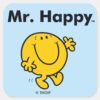 Mr._Men___Mr._Happy_Is_Always_Happy_Square_Sticker_1 Mr. Men Mr. Happy Is Always Happy Square Sticker