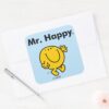 Mr._Men___Mr._Happy_Is_Always_Happy_Square_Sticker_3 Mr. Men Mr. Happy Is Always Happy Square Sticker