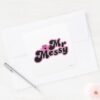 Mr._Messy___Large_Black_&_Pink_Letters_Square_Sticker_3 Mr. Messy Large Black Pink Letters Square Sticker