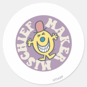 Mr. Mischief Mischief Maker Classic Round Sticker