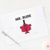 Mr._Rude___Red-Faced_Anger_Square_Sticker_3 Mr. Rude Red Faced Anger Square Sticker