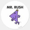 Mr._Rush___Quick_Pace_Classic_Round_Sticker_1 Mr. Rush Quick Pace Classic Round Sticker