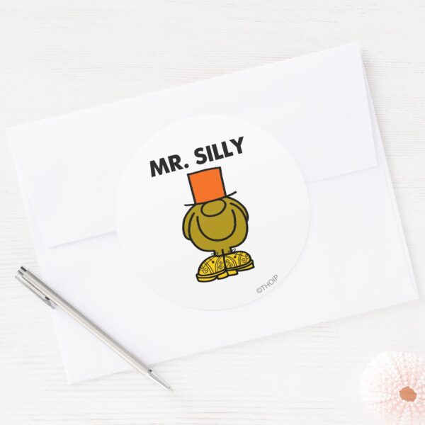Mr._Silly___Hidden_Eyes_Classic_Round_Sticker_3 Mr. Silly Hidden Eyes Classic Round Sticker