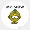 Mr._Slow___Classic_Pose_Classic_Round_Sticker_1 Mr. Slow Classic Pose Classic Round Sticker