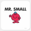 Mr._Small_Waving_Hello_Square_Sticker_1 Mr. Small Waving Hello Square Sticker