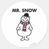 Mr._Snow___Classic_Pose_Classic_Round_Sticker_1 Mr. Snow Classic Pose Classic Round Sticker