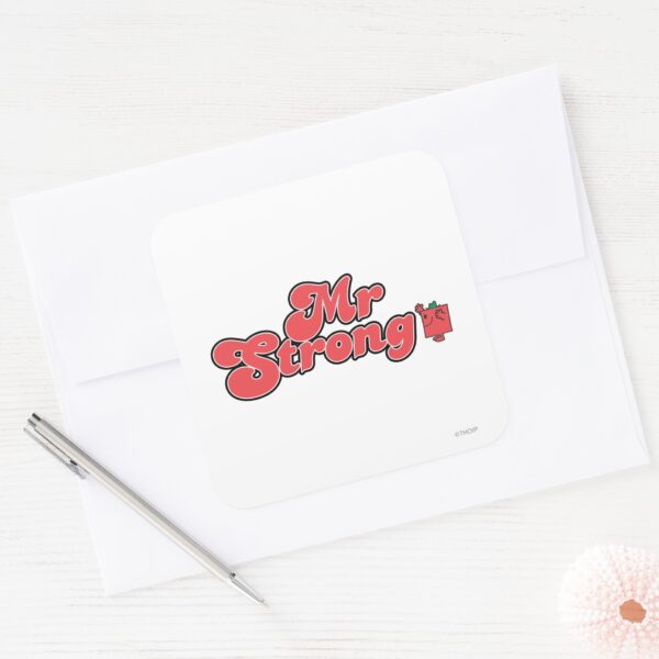 Mr._Strong___Red_Lettering_Square_Sticker_3 Mr. Strong Red Lettering Square Sticker