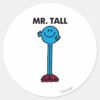 Mr._Tall___Standing_Tall_Classic_Round_Sticker_1 Mr. Tall Standing Tall Classic Round Sticker