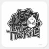 Mr._Tickle___Black_&_White_Fun_Square_Sticker_1 Mr. Tickle Black White Fun Square Sticker