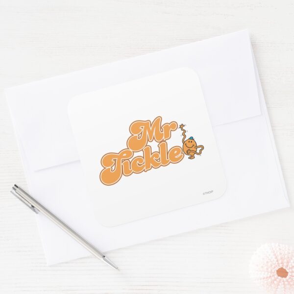 Mr._Tickle___Long_Wave_Hello_Square_Sticker_3 Mr. Tickle Long Wave Hello Square Sticker