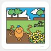 Mr._Tickle___Outdoor_Fun_Square_Sticker_1 Mr. Tickle Outdoor Fun Square Sticker
