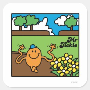 Mr. Tickle Outdoor Fun Square Sticker