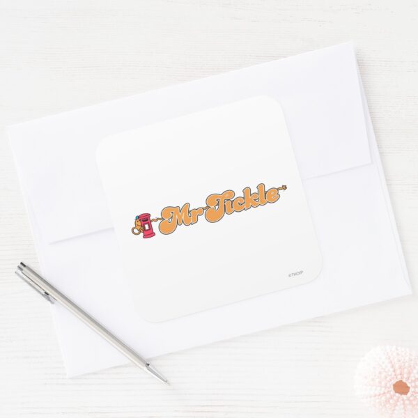 Mr._Tickle___Staying_Hidden_Square_Sticker_3 Mr. Tickle Staying Hidden Square Sticker