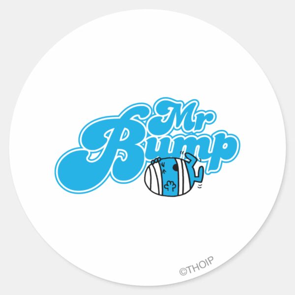 Mr_Bump_Logo_1_Classic_Round_Sticker_1 Mr Bump Logo 1 Classic Round Sticker