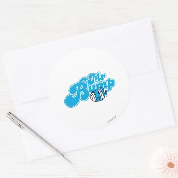 Mr_Bump_Logo_1_Classic_Round_Sticker_3 Mr Bump Logo 1 Classic Round Sticker