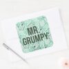 Mr_Grumpy___Green_Name_and_Character_Toss_Pattern_Square_Sticker_3 Mr Grumpy Green Name And Character Toss Pattern Square Sticker