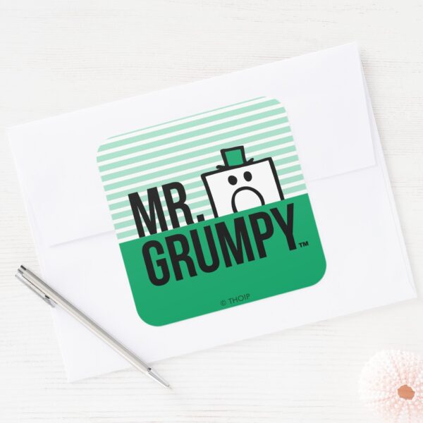 Mr_Grumpy___Peeking_Head_Over_Name_Square_Sticker_3 Mr Grumpy Peeking Head Over Name Square Sticker
