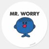 Mr_Worry_Classic_Classic_Round_Sticker_1 Mr Worry Classic Classic Round Sticker