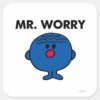 Mr_Worry_Classic_Square_Sticker_1 Mr Worry Classic Square Sticker