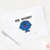 Mr_Worry_Classic_Square_Sticker_3 Mr Worry Classic Square Sticker