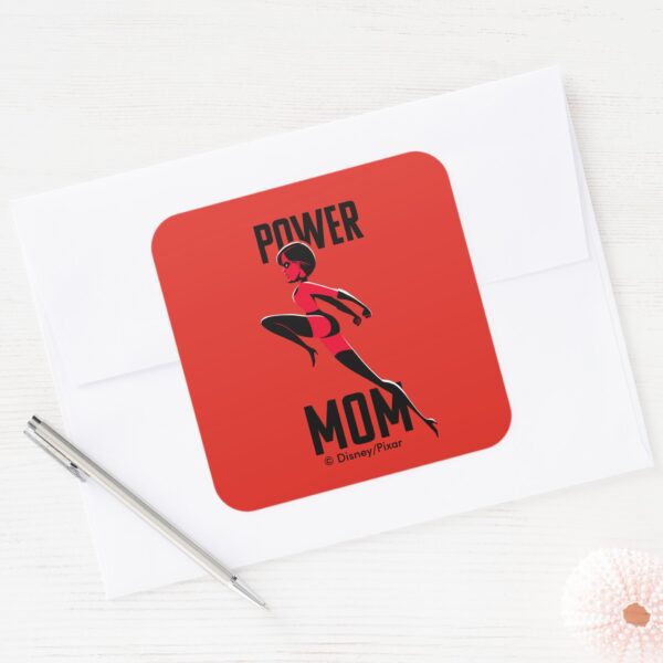 Mrs._Incredible___Power_Mom_Square_Sticker_3 Mrs. Incredible Power Mom Square Sticker