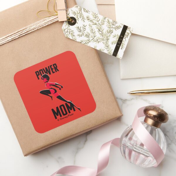 Mrs._Incredible___Power_Mom_Square_Sticker_5 Mrs. Incredible Power Mom Square Sticker