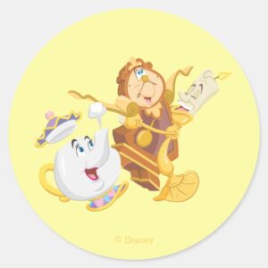 Mrs. Potts Friends Classic Round Sticker