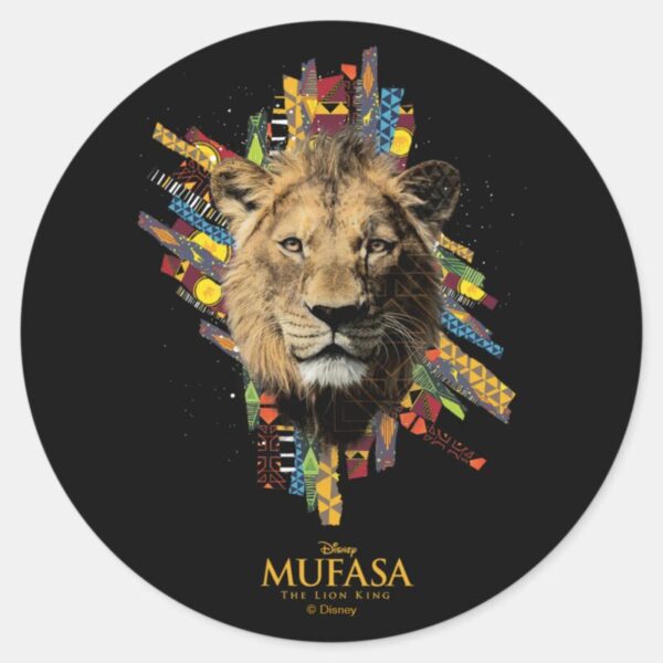 Mufasa_Legacy_of_the_Pride_Lands_Classic_Round_Sticker_1 Mufasa Legacy Of The Pride Lands Classic Round Sticker