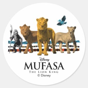 Mufasa Pride Lands Royal Family Classic Round Sticker