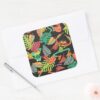 Muppets___Tropical_Kermit_&_Animal_Pattern_Square_Sticker_3 Muppets Tropical Kermit Animal Pattern Square Sticker