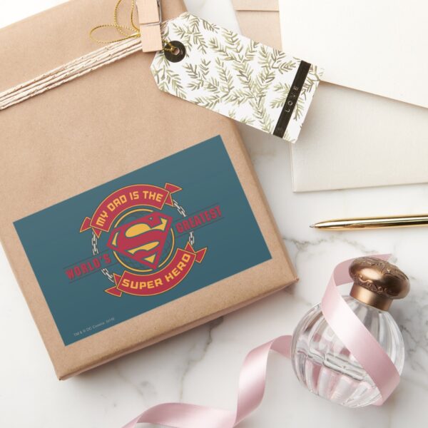 My_Dad_is_the_World's_Greatest_Super_Hero_Rectangular_Sticker_5 My Dad Is The Worlds Greatest Super Hero Rectangular Sticker