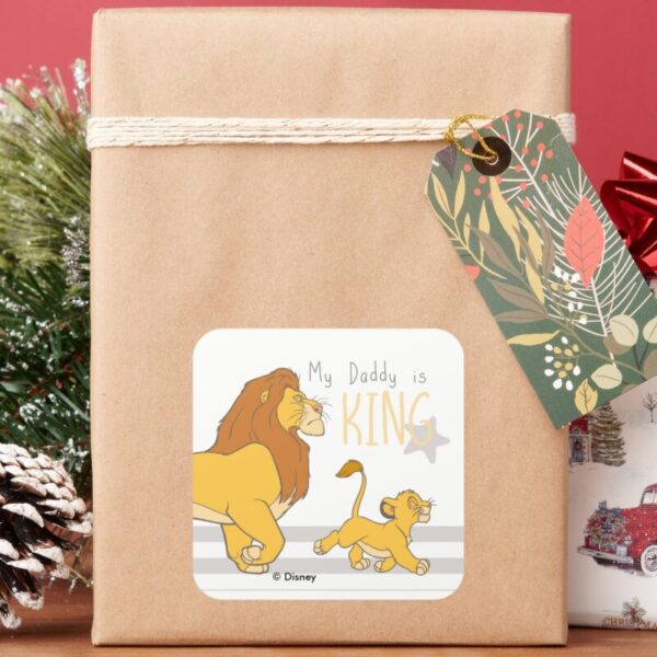 My_Daddy_Is_King_Square_Sticker_6 My Daddy Is King Square Sticker