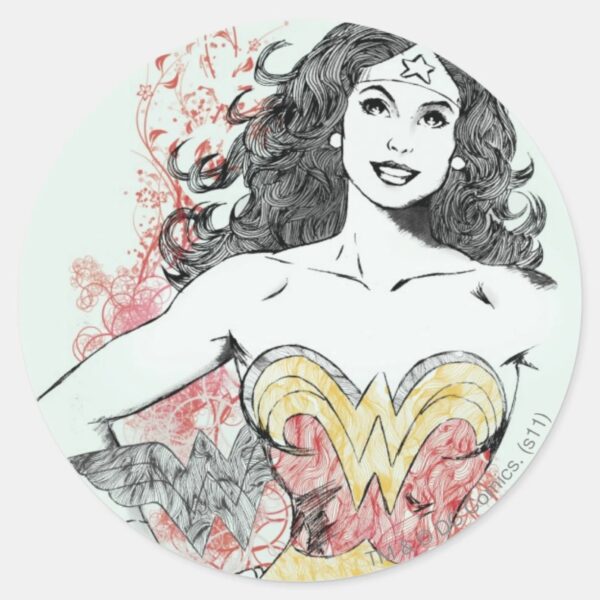 Naturess_Design_3_Classic_Round_Sticker_1 Naturess Design 3 Classic Round Sticker