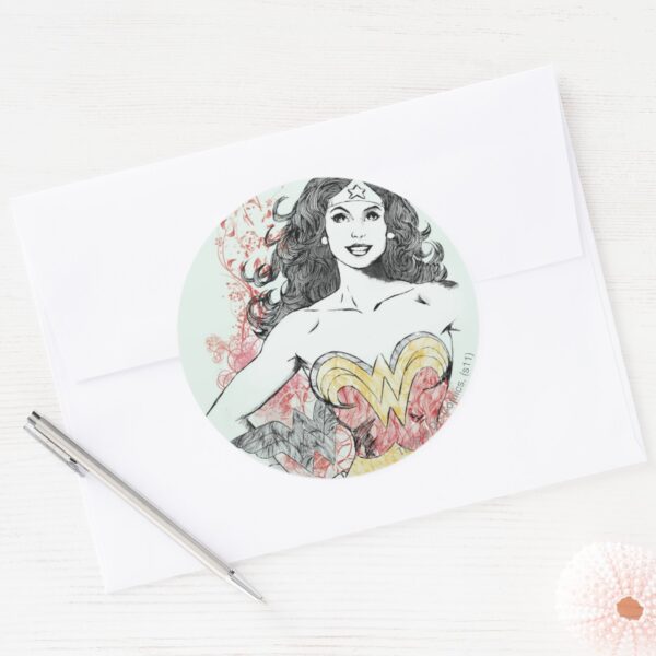 Naturess_Design_3_Classic_Round_Sticker_3 Naturess Design 3 Classic Round Sticker