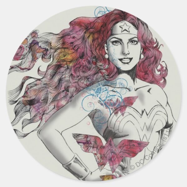 Naturess_Design_4_Classic_Round_Sticker_1 Naturess Design 4 Classic Round Sticker